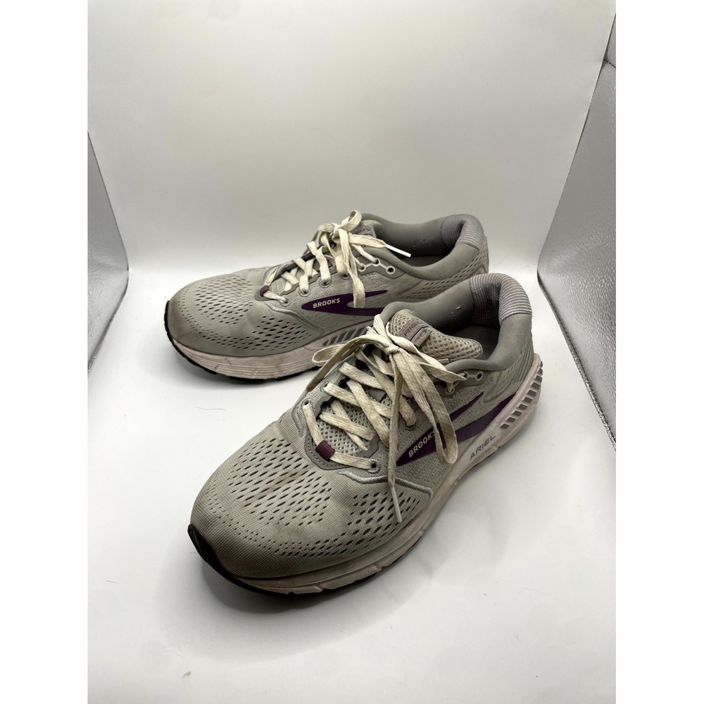 Brooks Ariel '20 120315-1B-009 Sneaker Women 9 B Oyster Alloy Road Running Shoes
